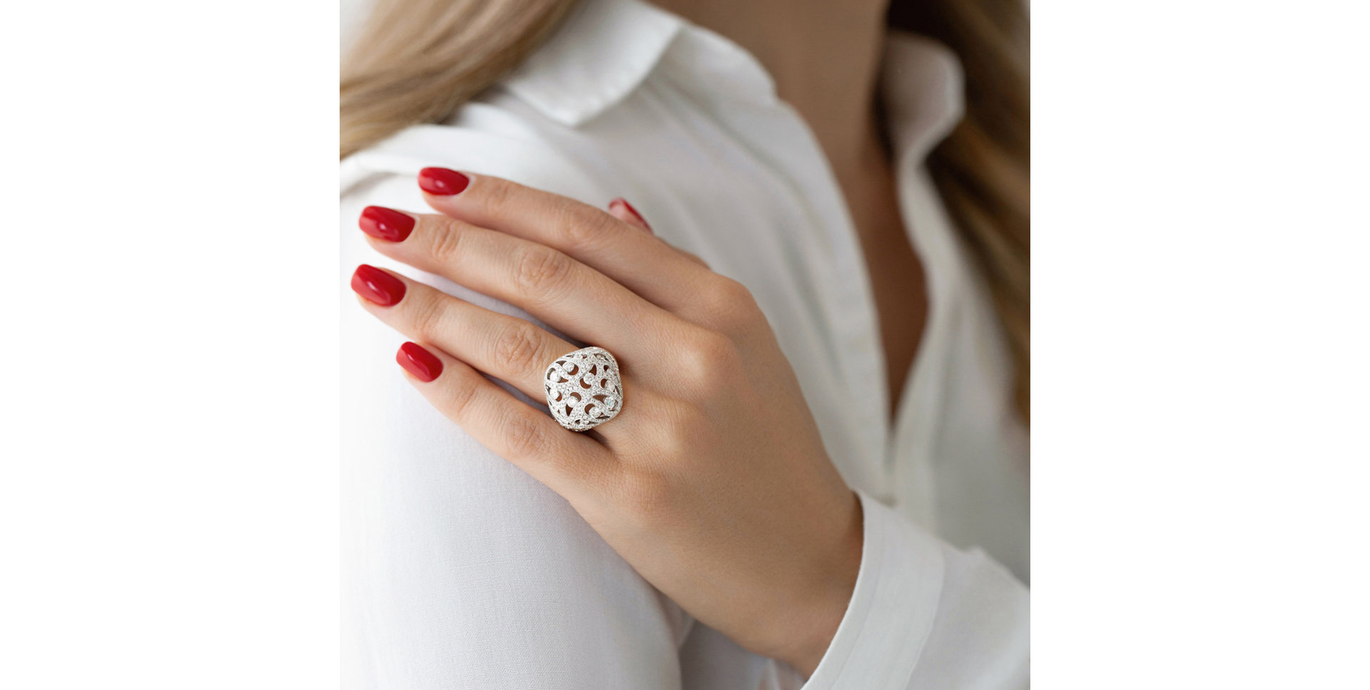 Prsten s diamanty Ice Dream