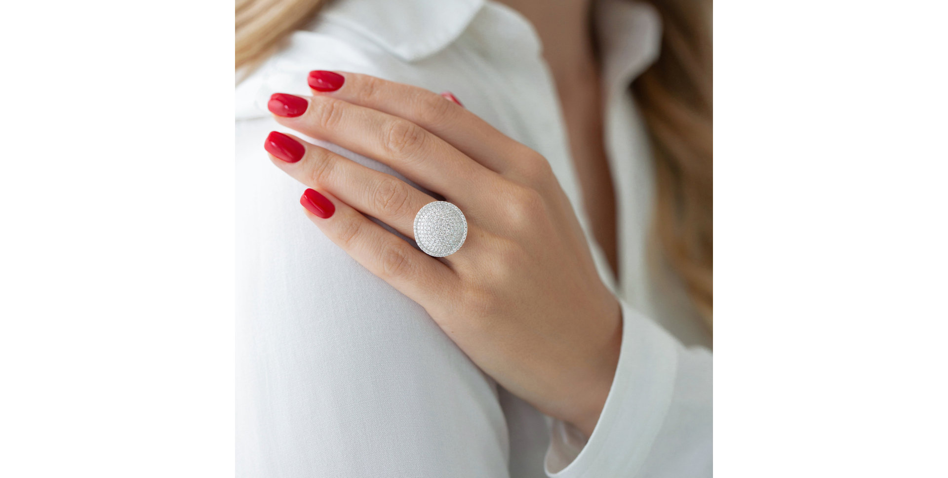 Prsten s diamanty Monogram Galaxy