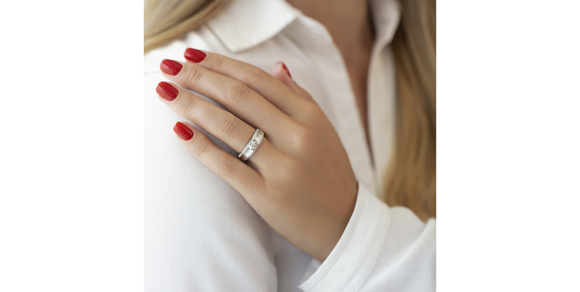 Prsten s diamanty Silent Love