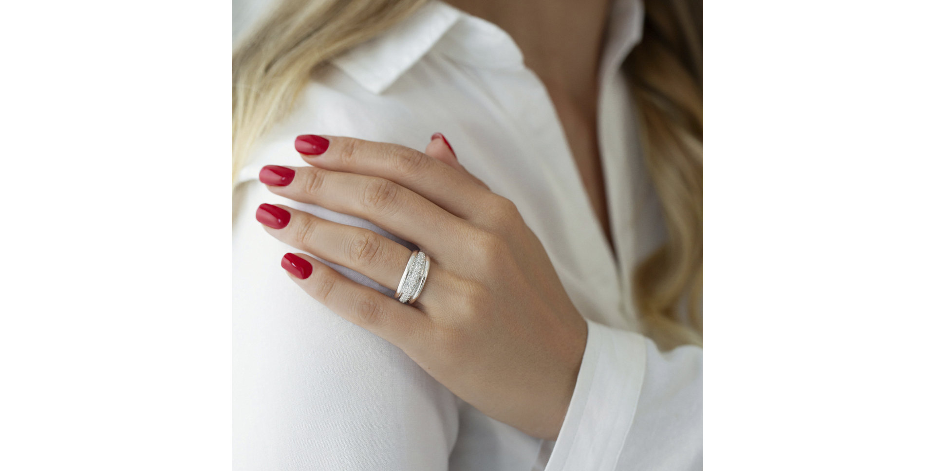 Prsten s diamanty Geoffroy