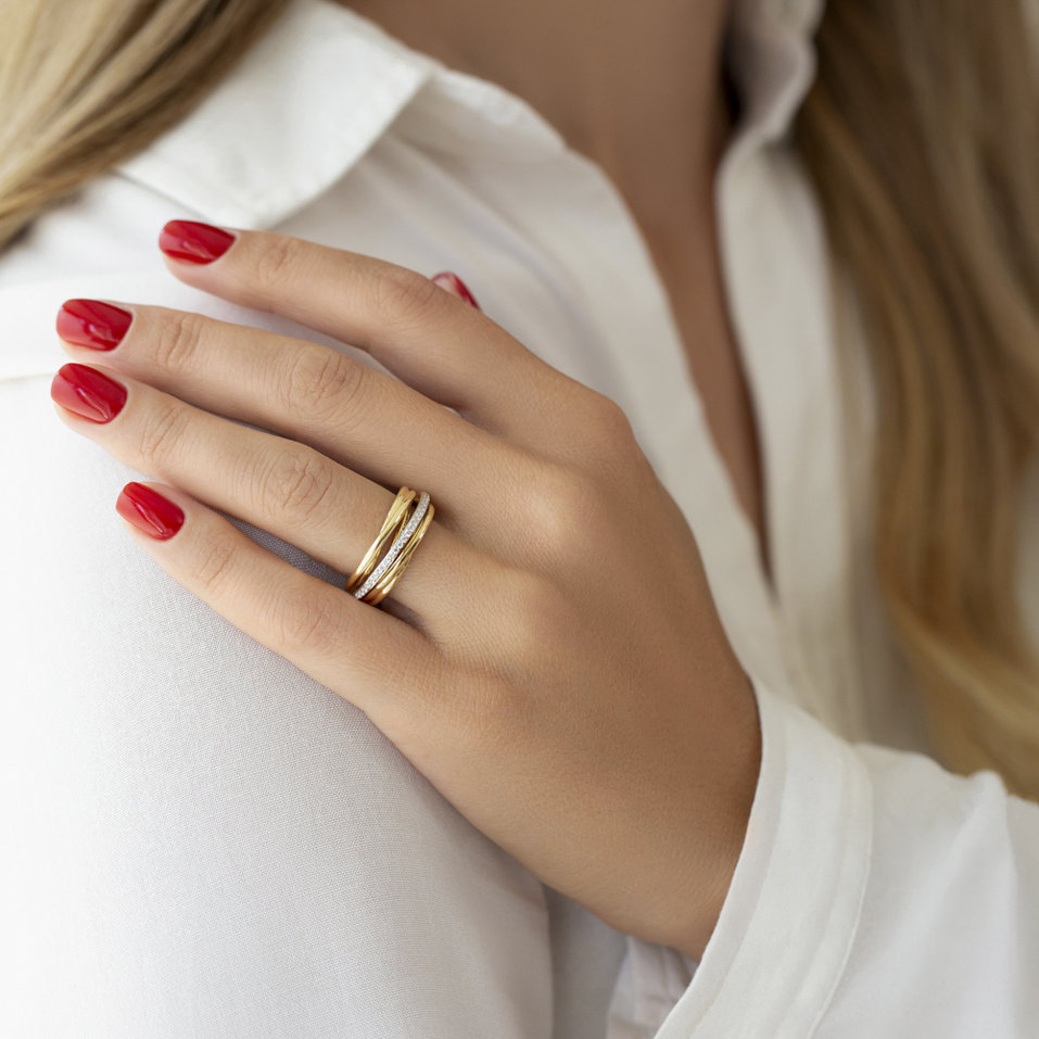 Prsten s diamanty Tauren