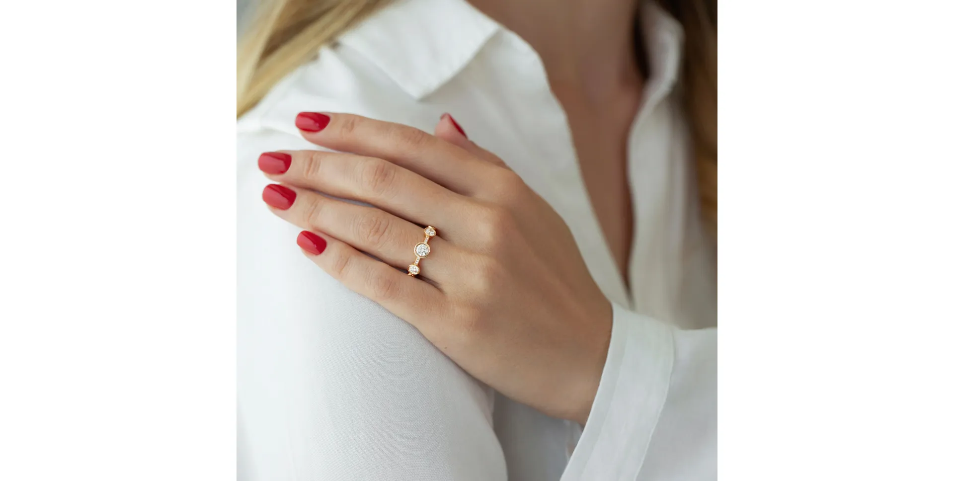 Prsten s diamanty Galaxy of Passion