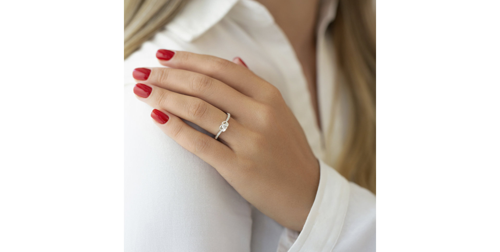 Prsten s diamanty Midnight Madame