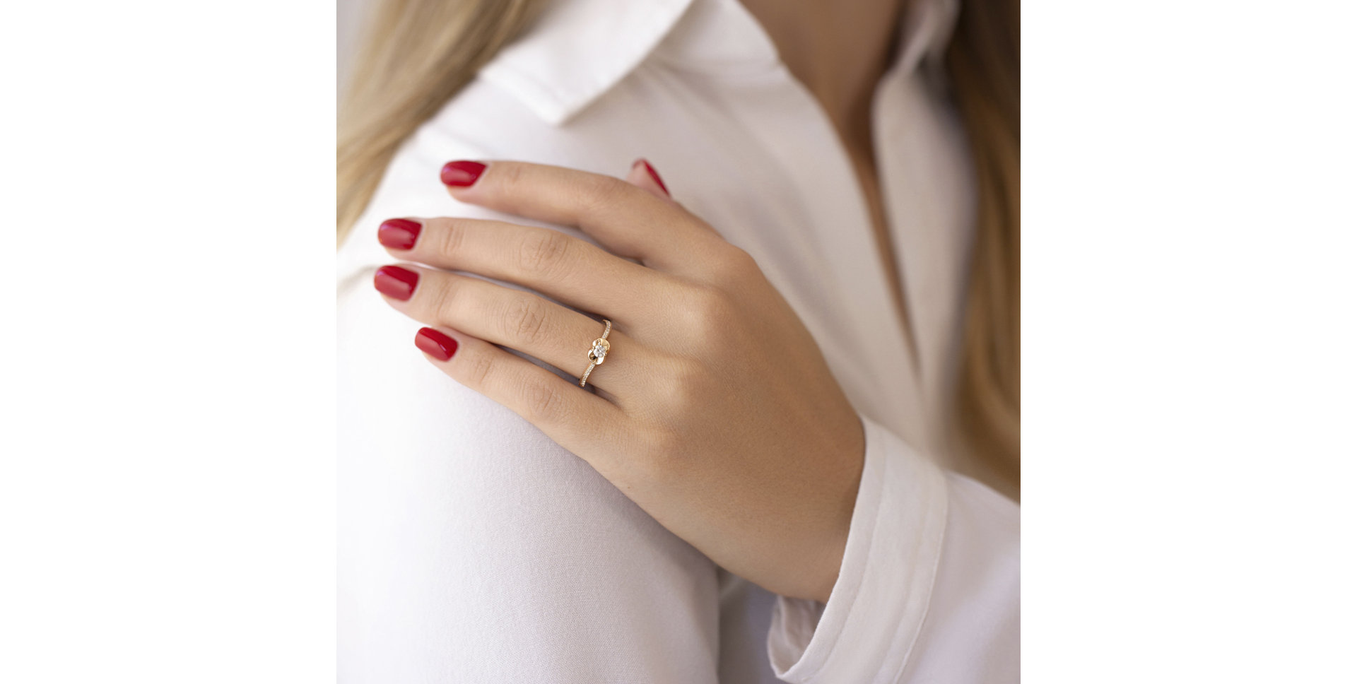 Prsten s diamanty Midnight Madame