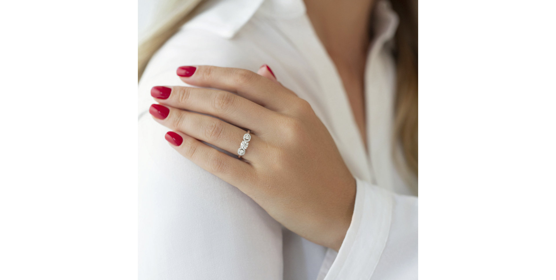 Prsten s diamanty Love Circles