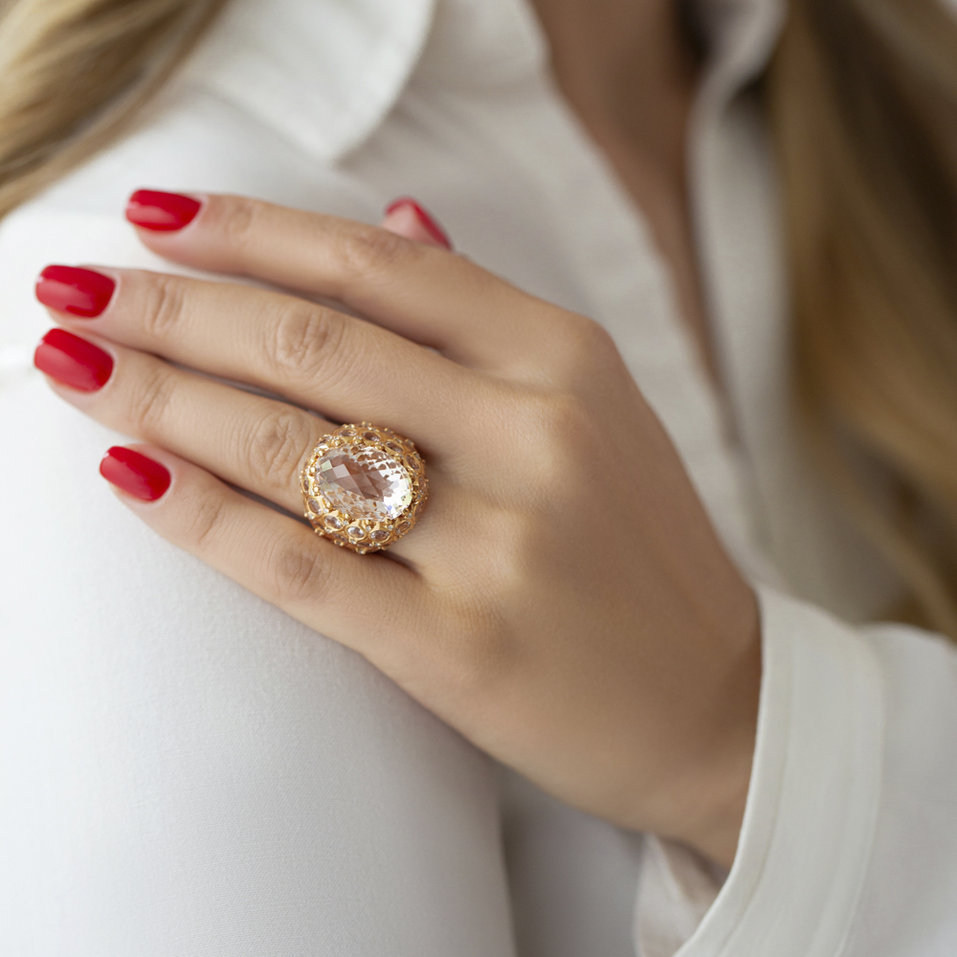 Prsten s morganity a diamanty Venus Dream