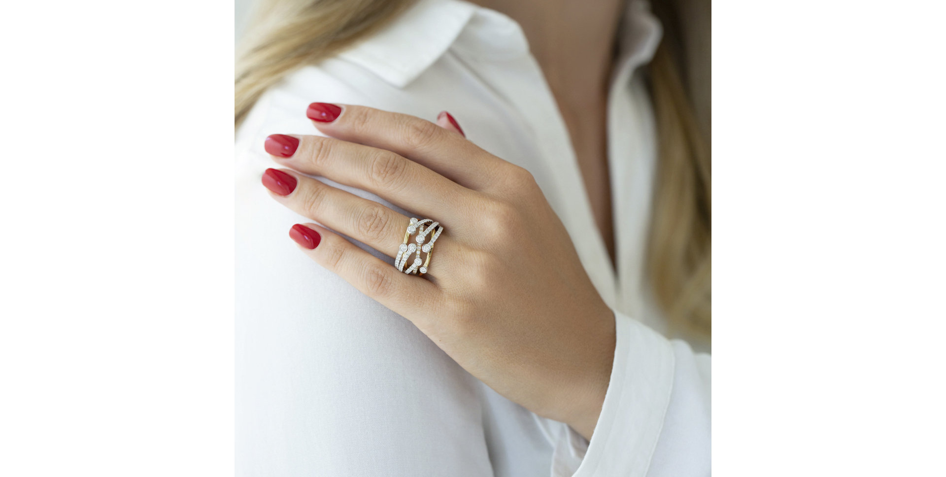 Prsten s diamanty Delaney