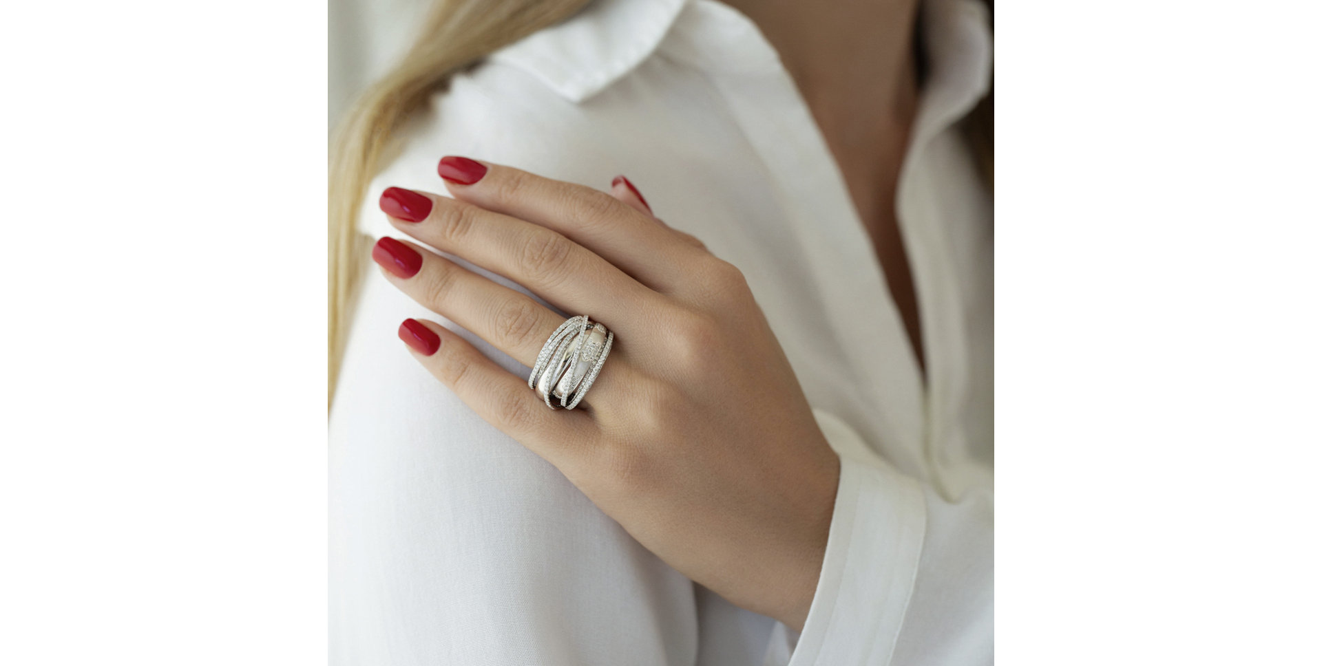 Prsten s diamanty Galaxy Glamour