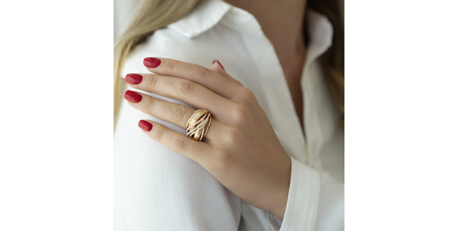 Prsten s diamanty Galaxy Glamour