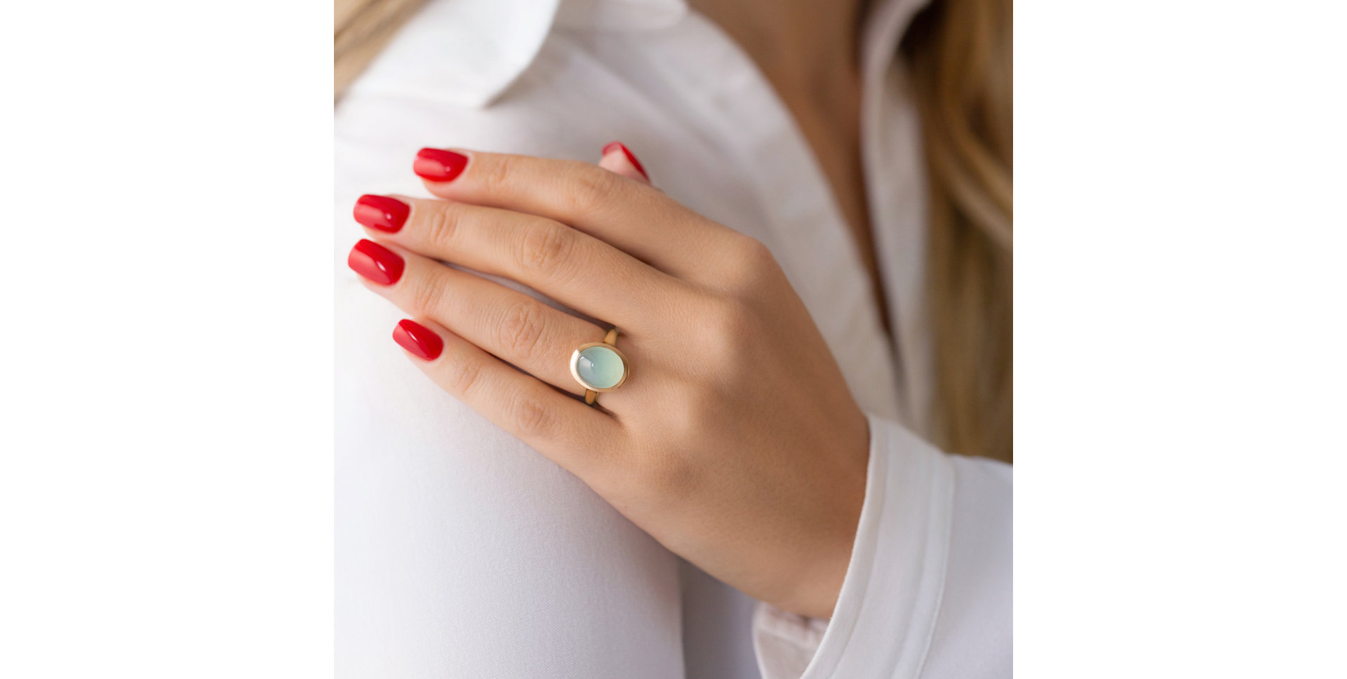 Prsten s ametystem a perletí Stylish Goth