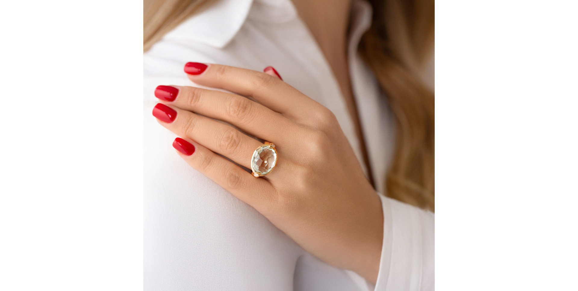 Prsten s ametystem a diamanty Fever Dream