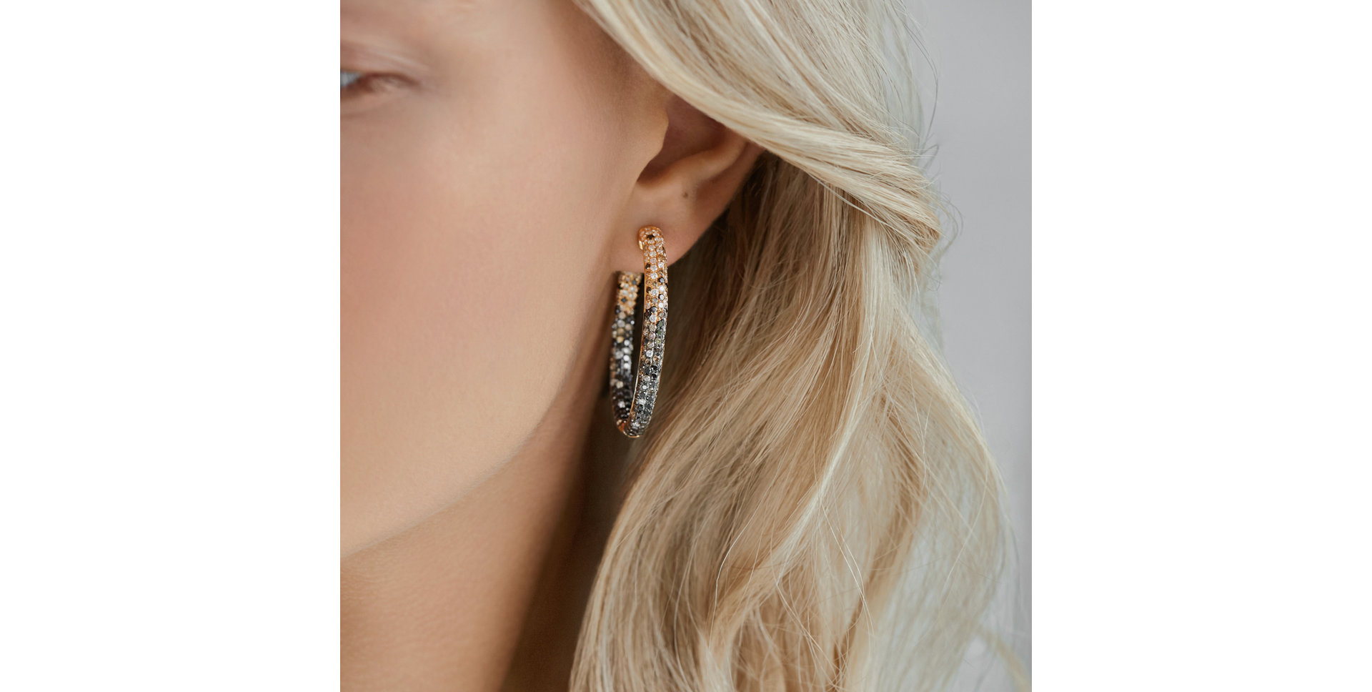 Náušnice s barevnými diamanty Galaxy Sin