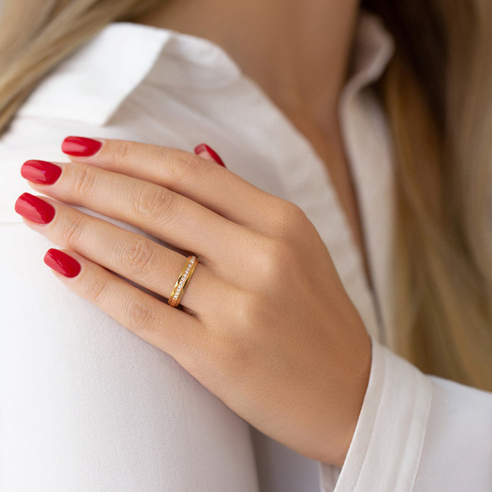 Prsten s diamanty Harper