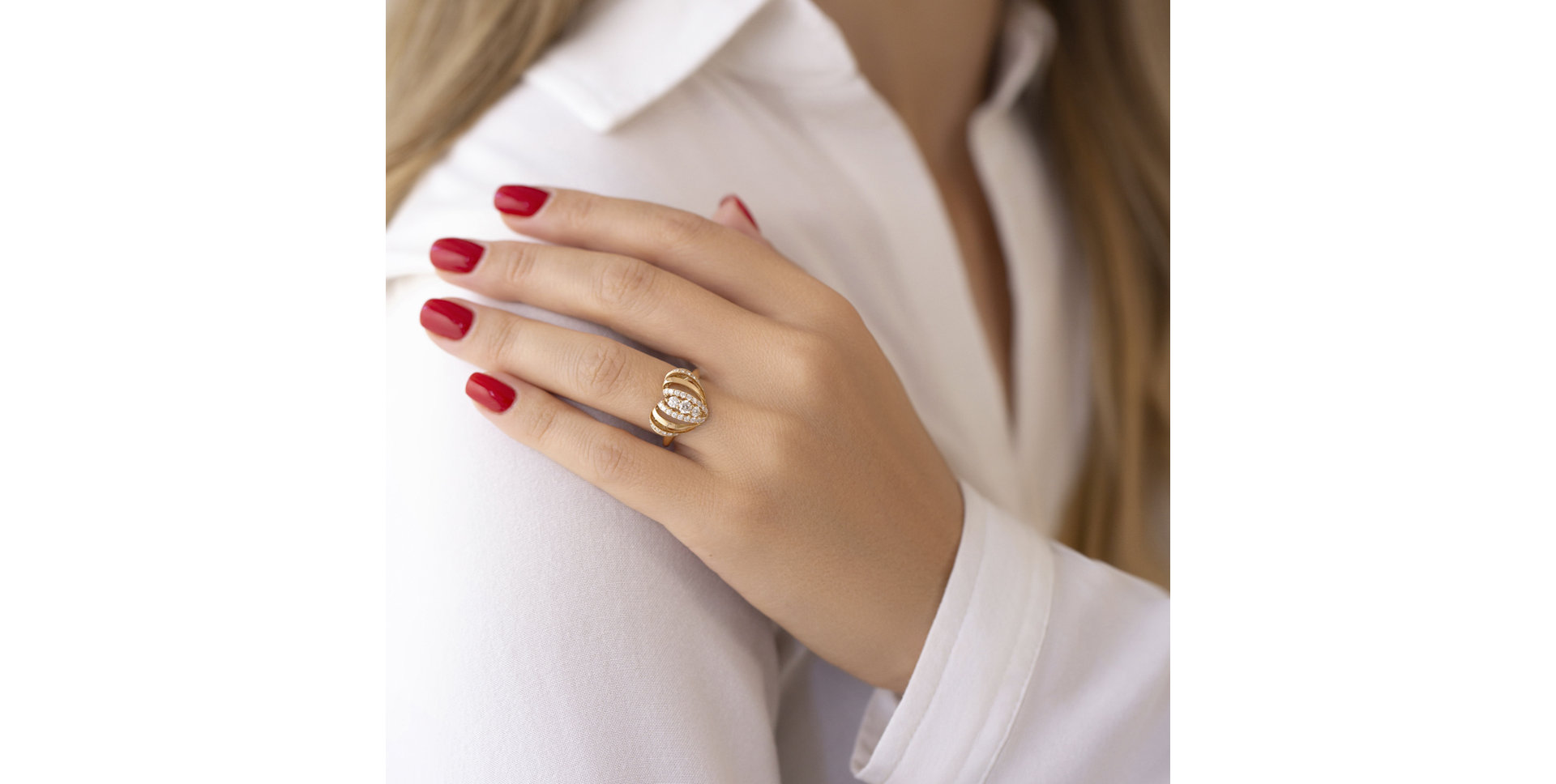 Prsten s diamanty Guillaume