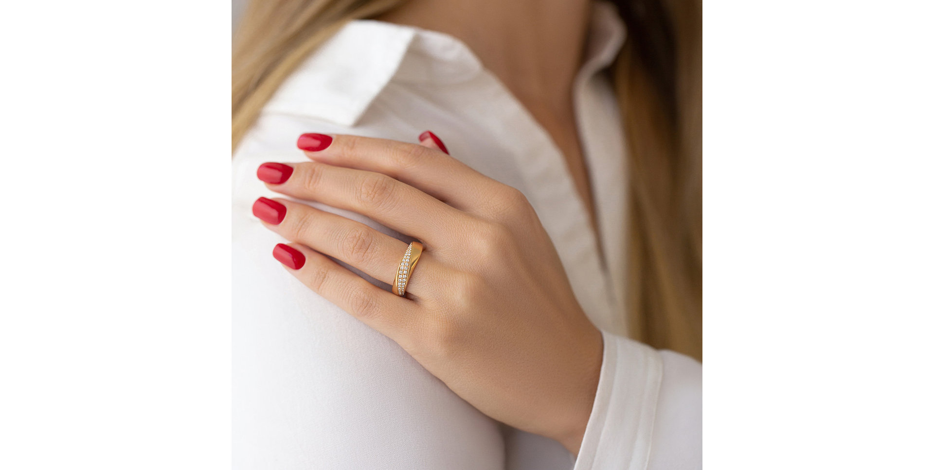 Prsten s diamanty Skye