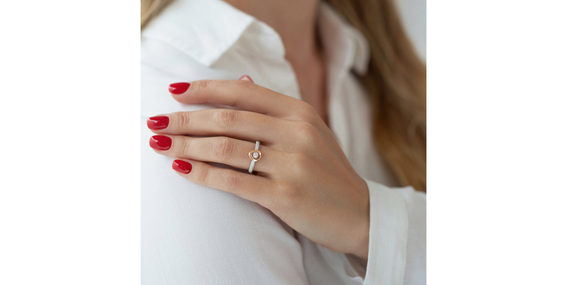 Prsten s diamanty Orion Tear