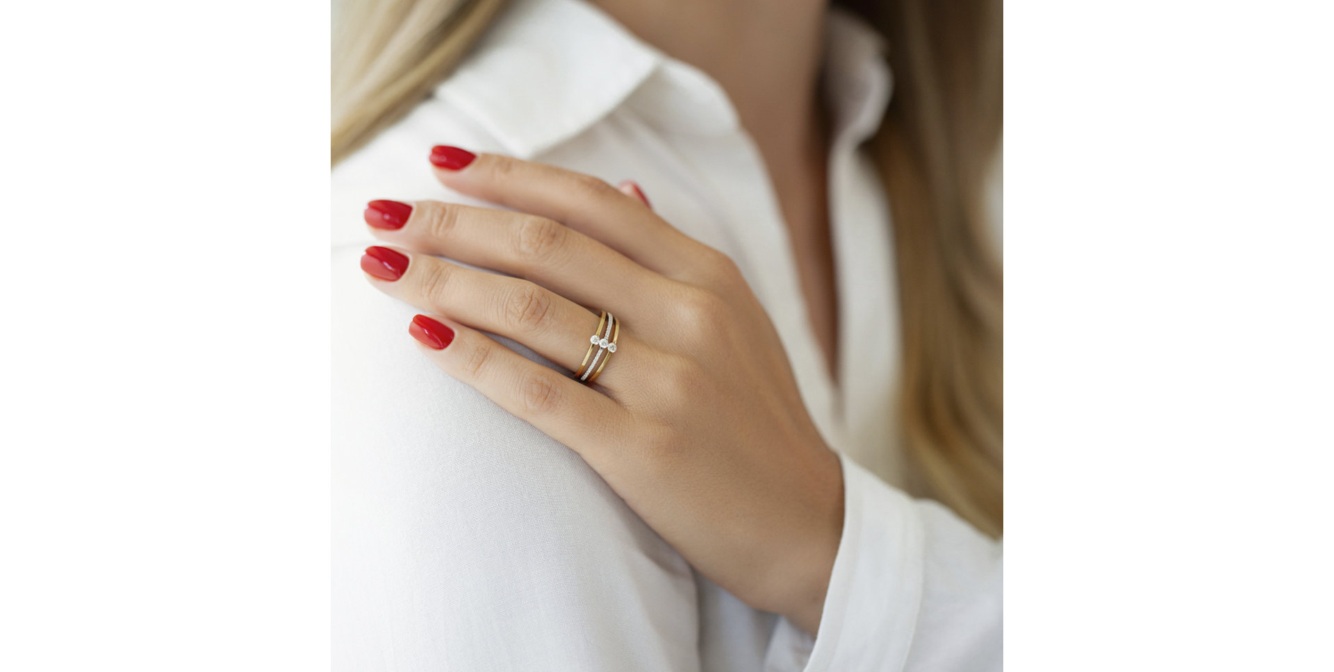 Prsten s diamanty Estelle