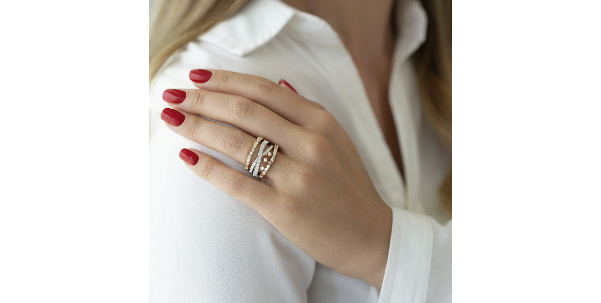 Prsten s diamanty Aphrodite Sin