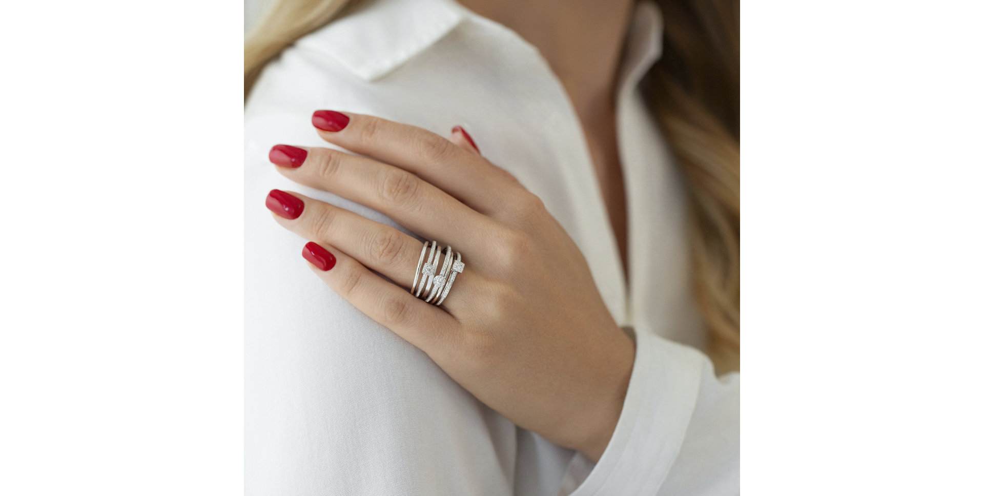 Prsten s diamanty Venus Sky