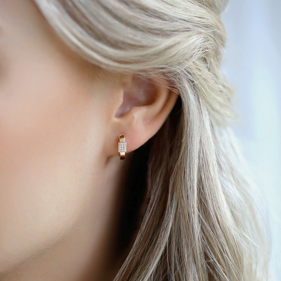 Náušnice s diamanty Miracle Sparkle