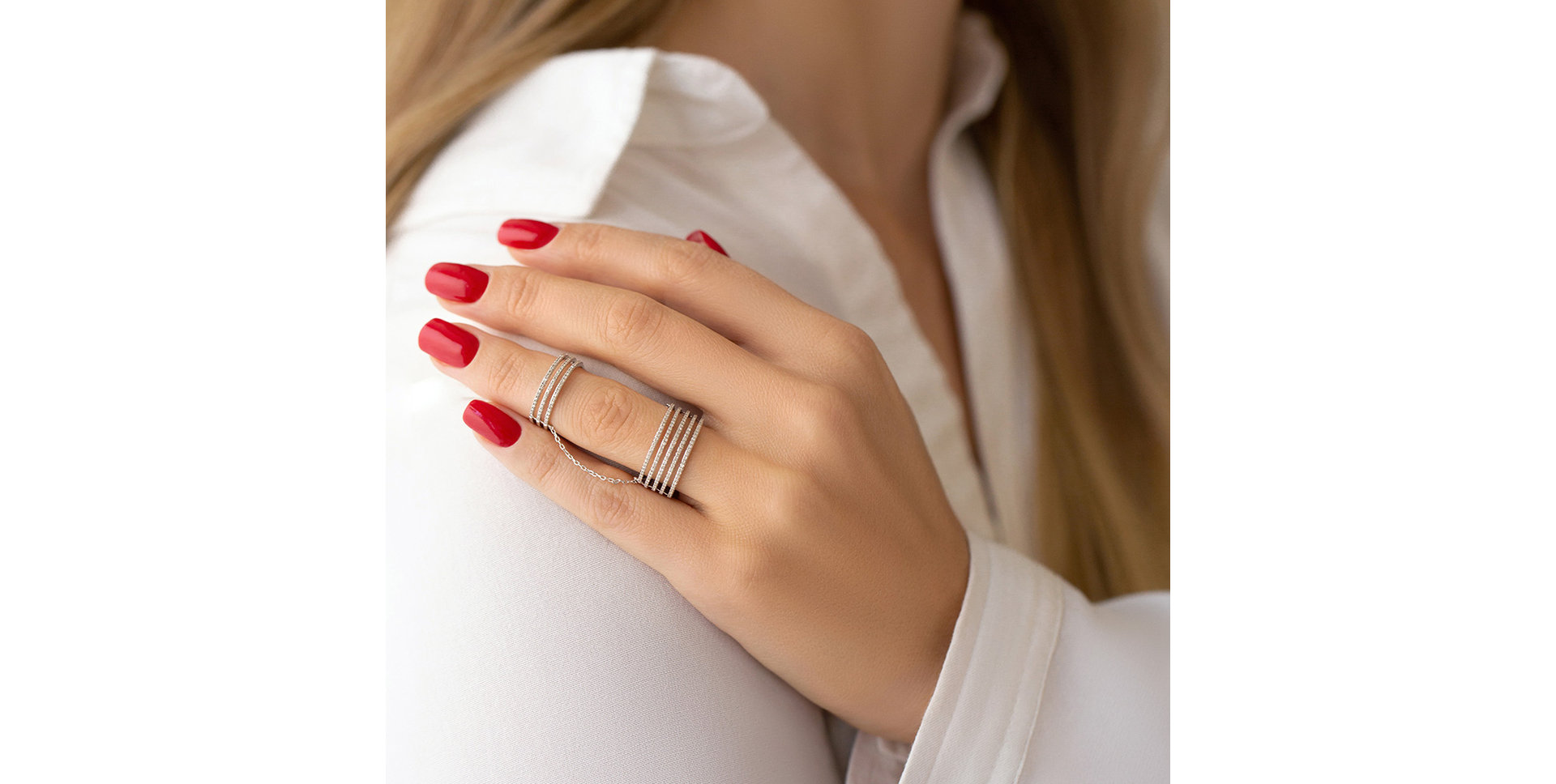 Prsten s diamanty Luxury Theano