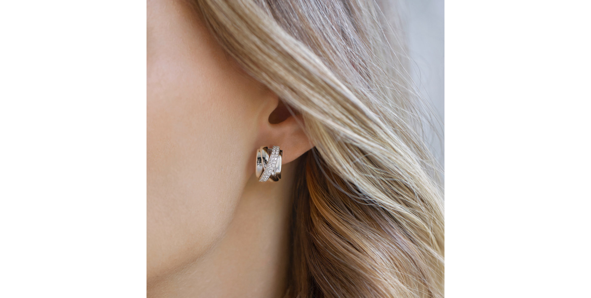 Náušnice s diamanty Galaxy Signature