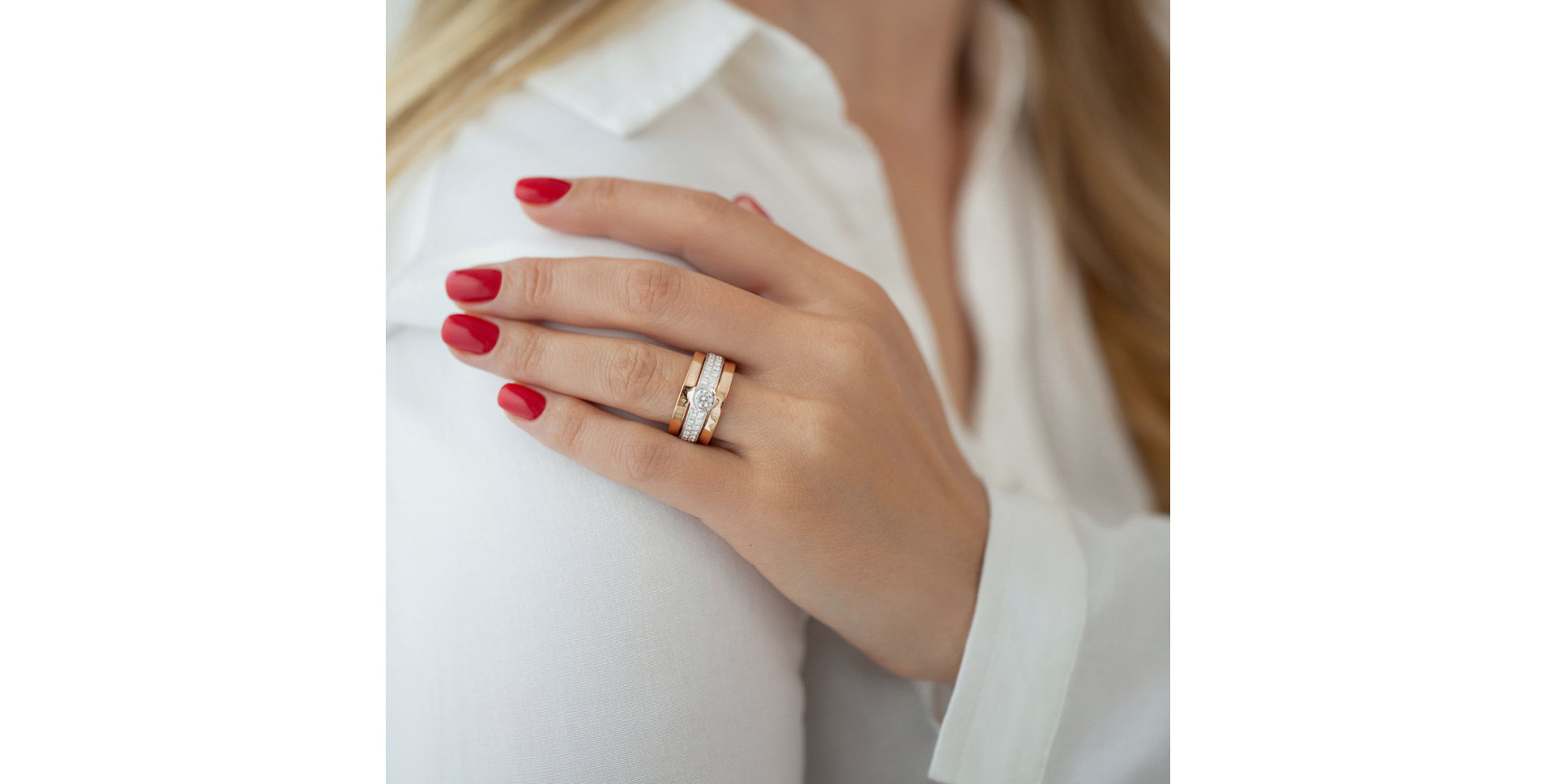 Prsten s diamanty Goddess Touch