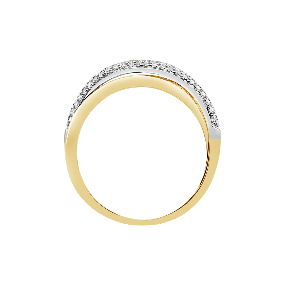 Prsten s diamanty Diabolical Labyrinth