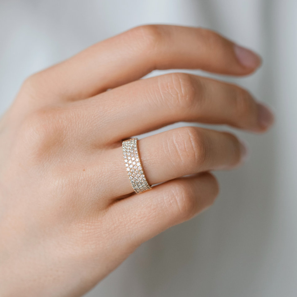 Prsten s diamanty Queen Eternity