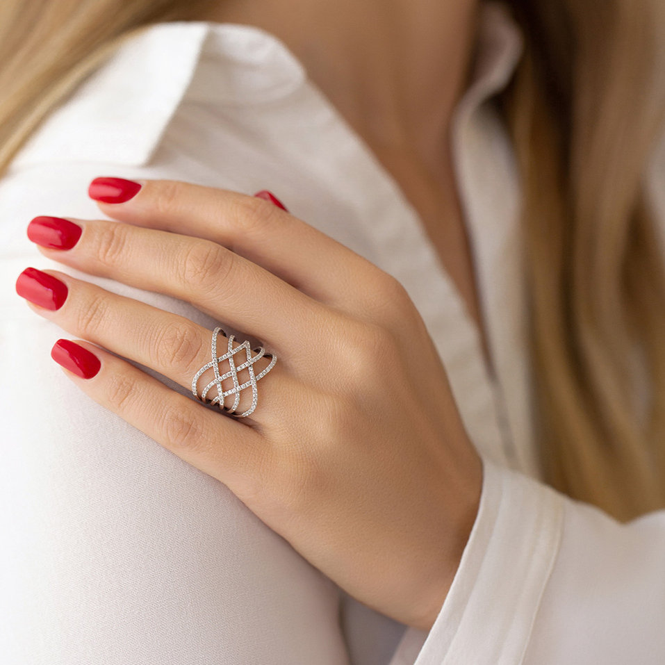 Prsten s diamanty Rolande