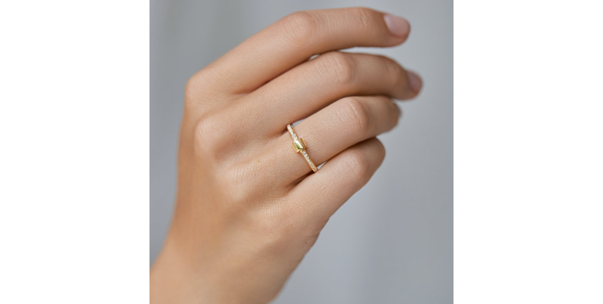 Prsten s diamanty Midnight Ray