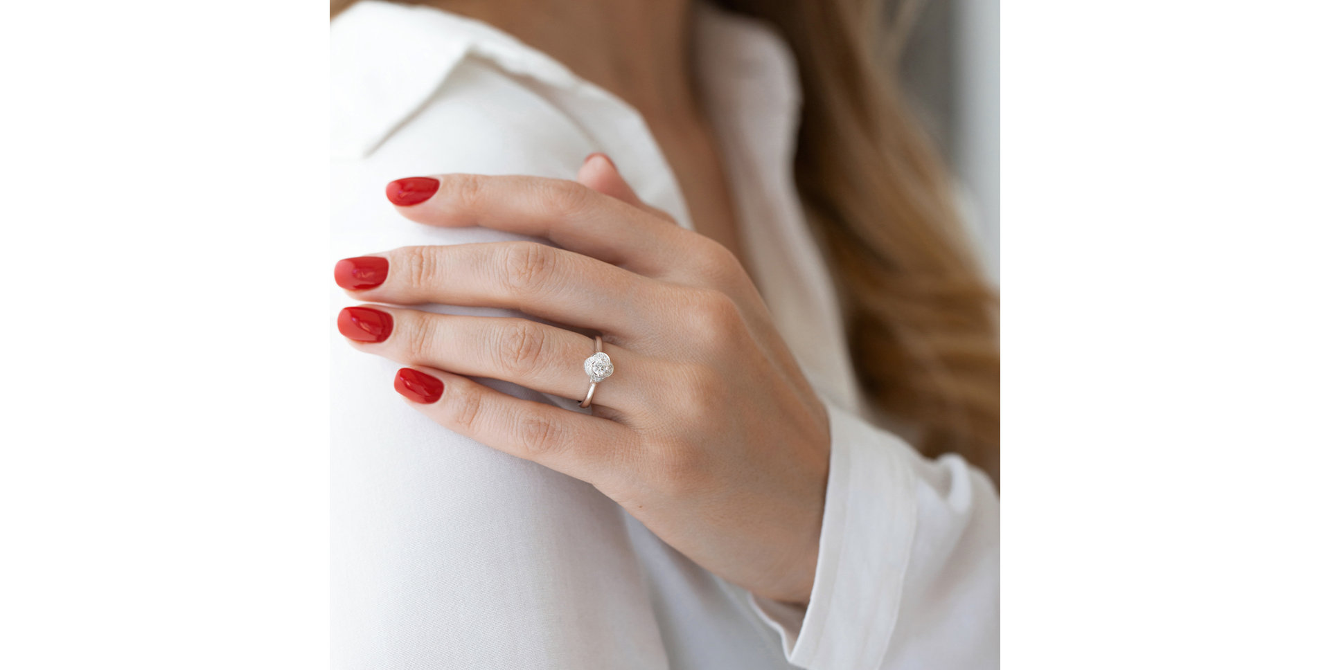 Prsten s diamanty Aphrodite Galaxy