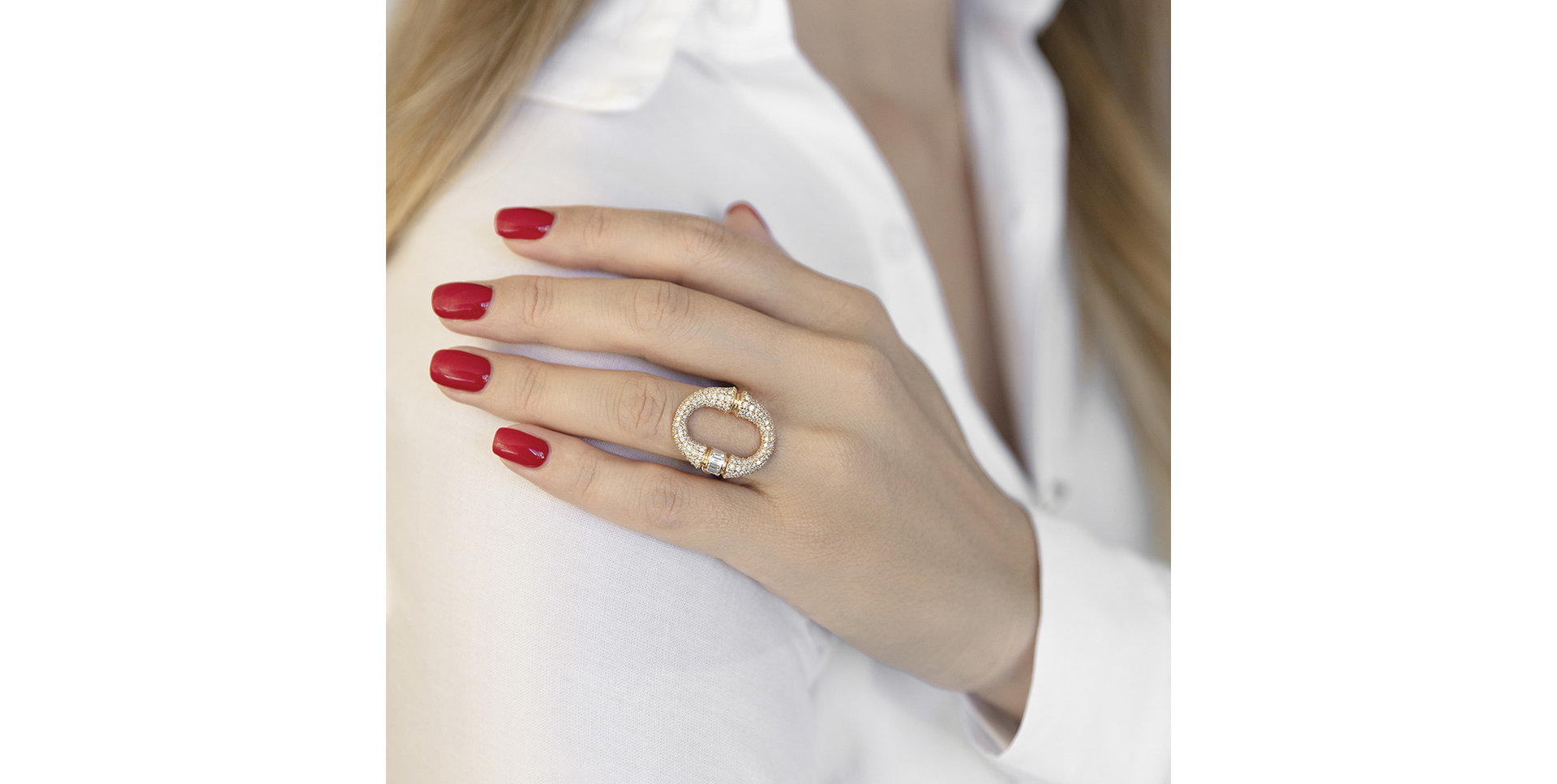 Prsten s diamanty Morpheus Ribbon