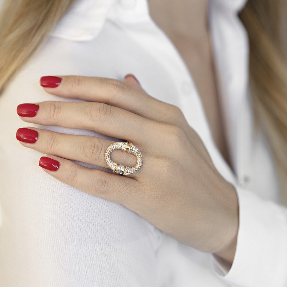 Prsten s diamanty Morpheus Ribbon