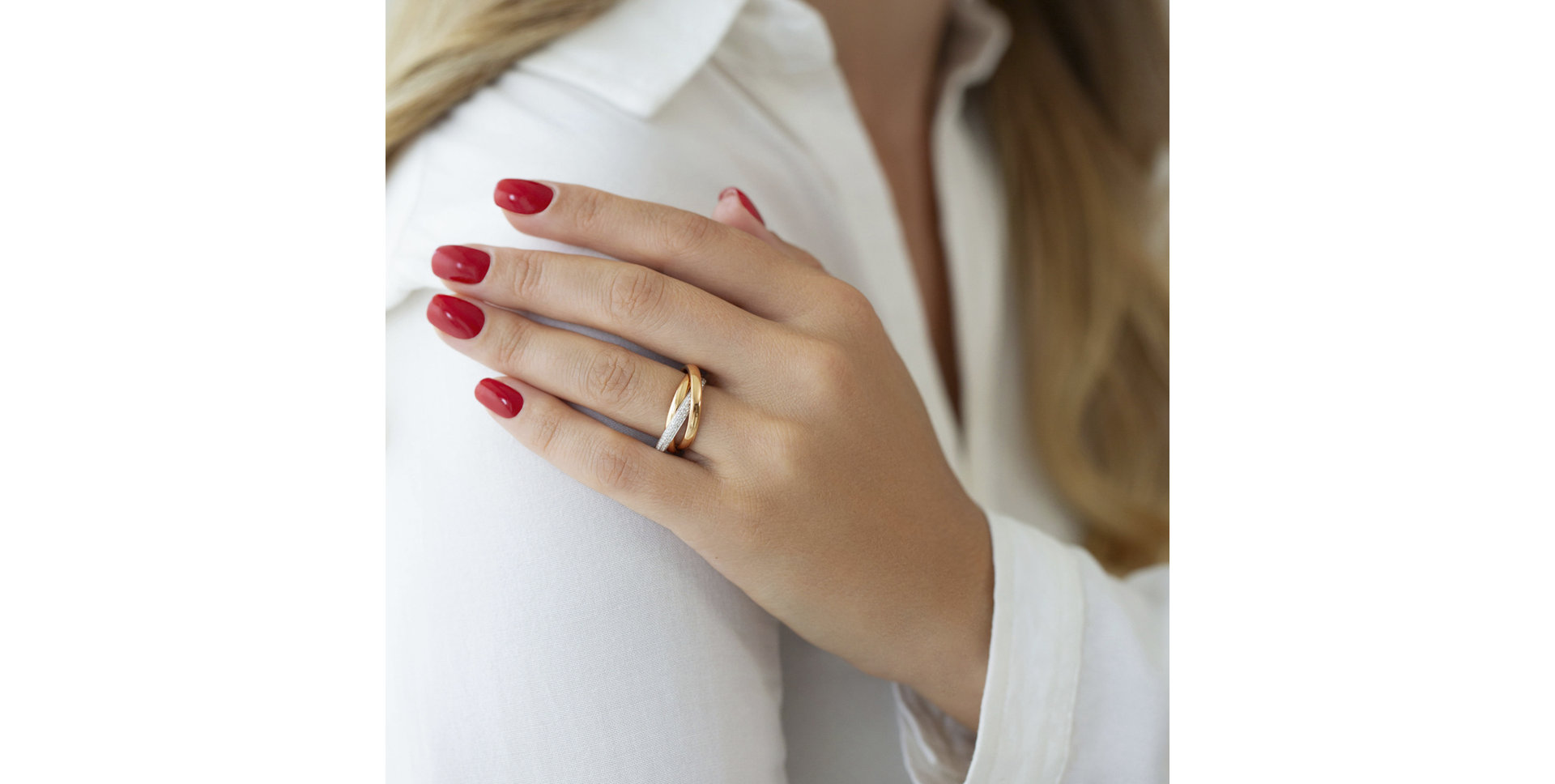 Prsten s diamanty Célestin