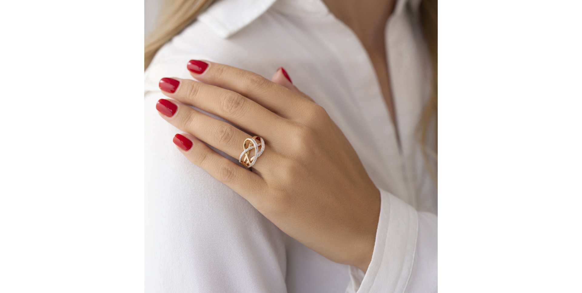 Prsten s diamanty Sunny Lines