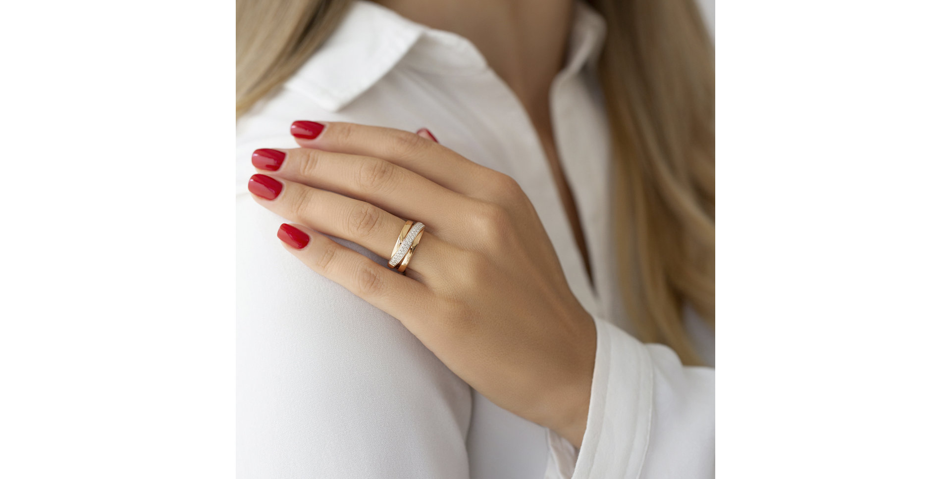 Prsten s diamanty Elijah