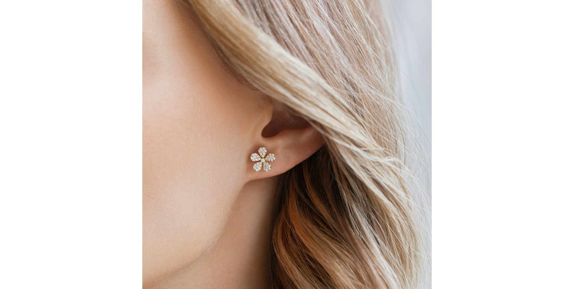 Náušnice s diamanty Miss Daisy