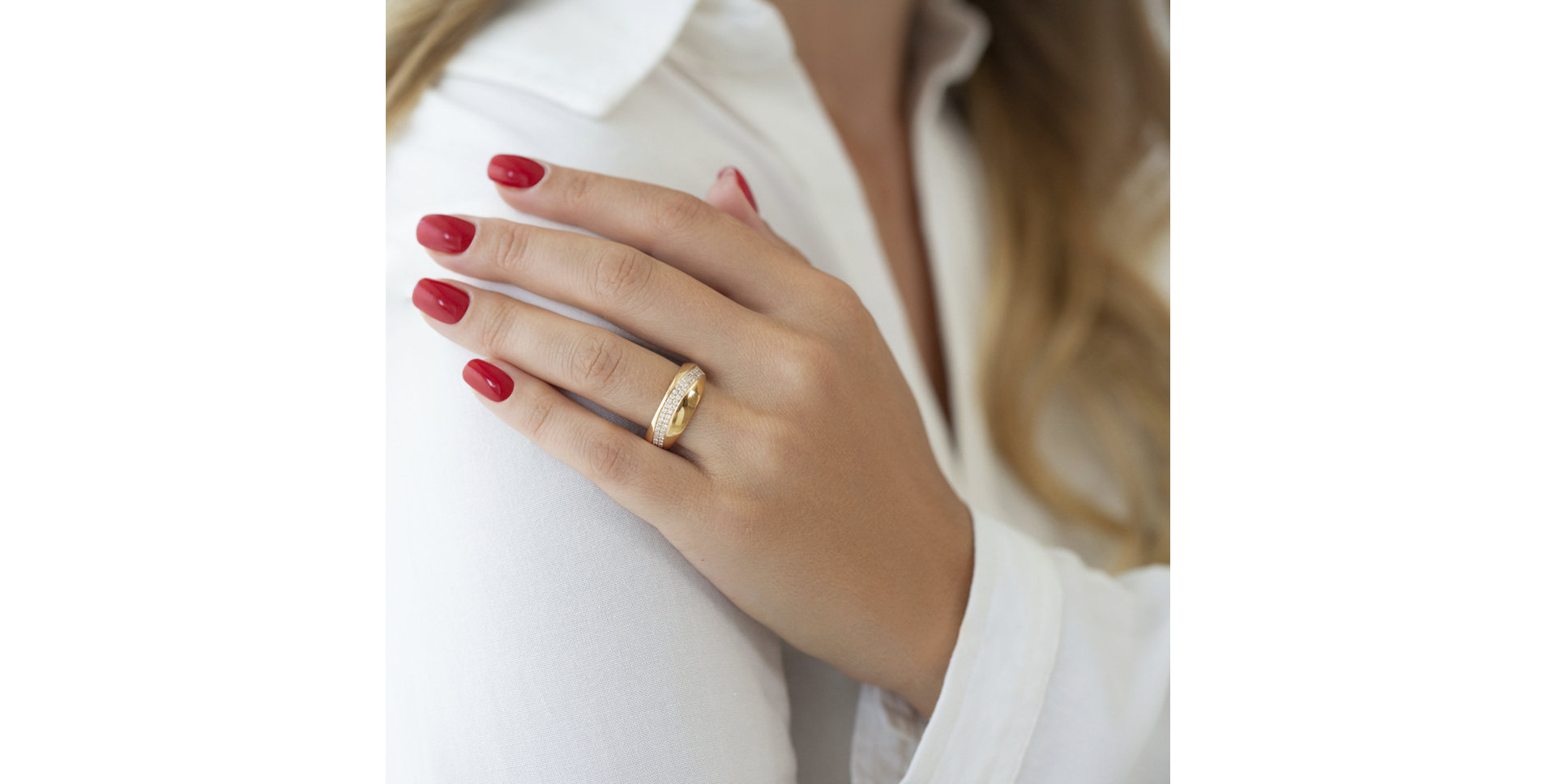 Prsten s diamanty Emile