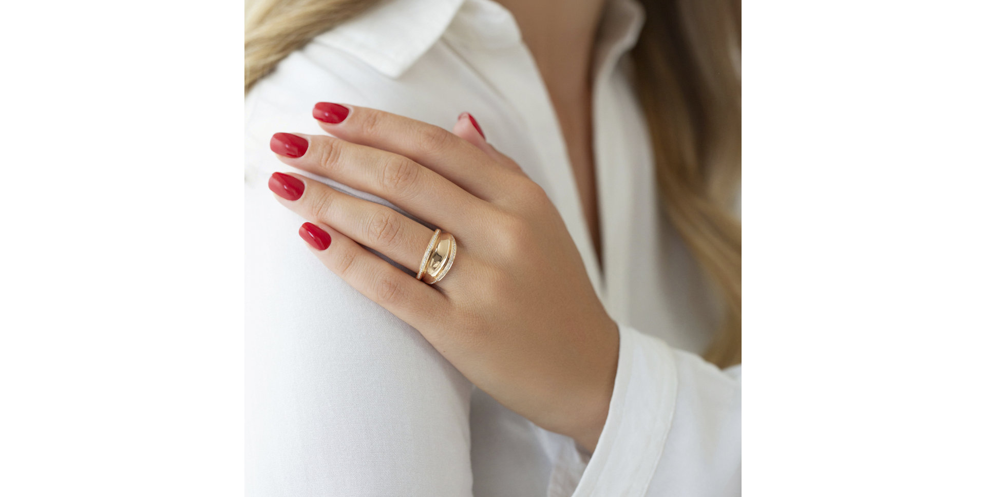 Prsten s diamanty Rita