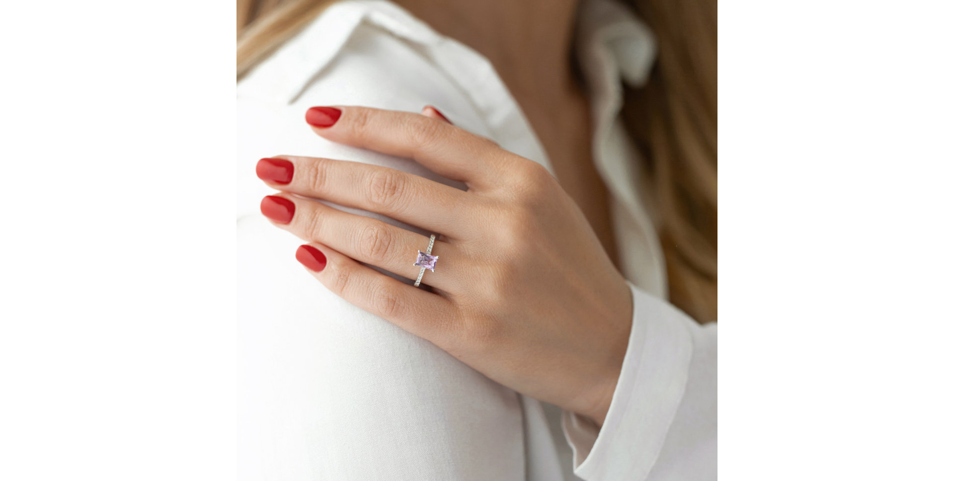 Prsten s topazem a diamanty Miracle Gem