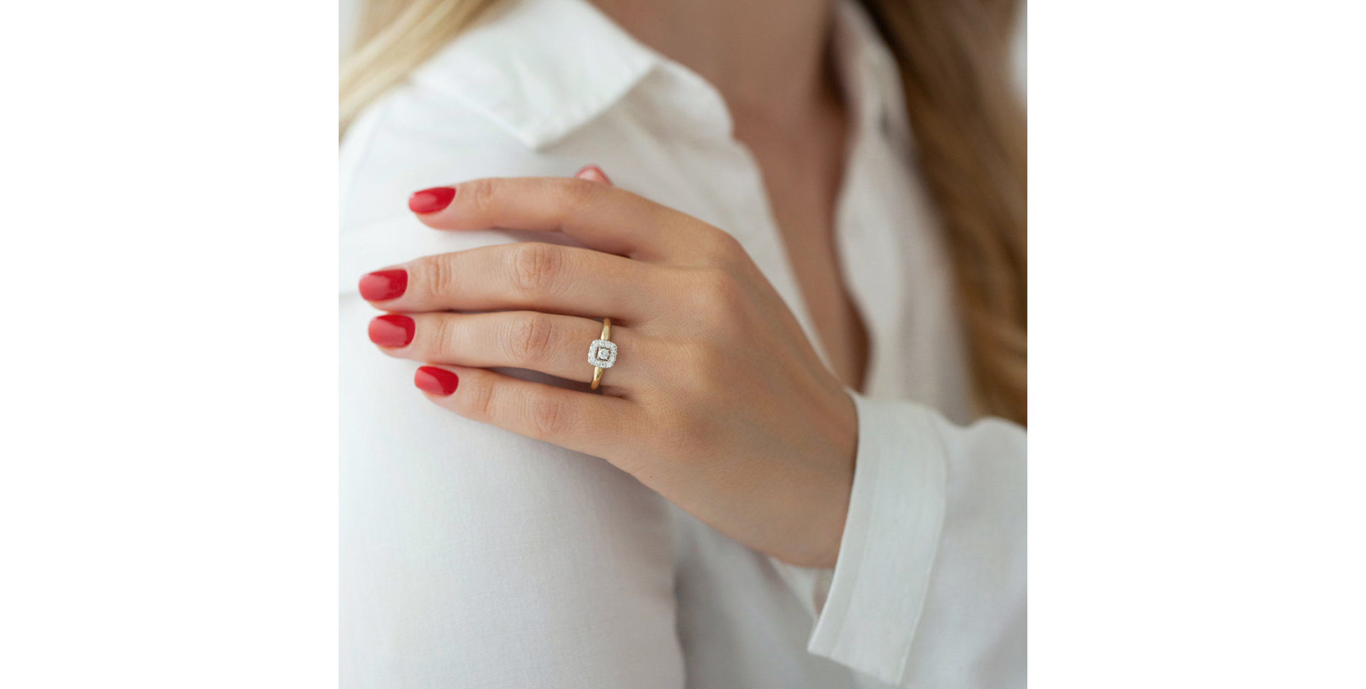 Prsten s diamanty Charming Space