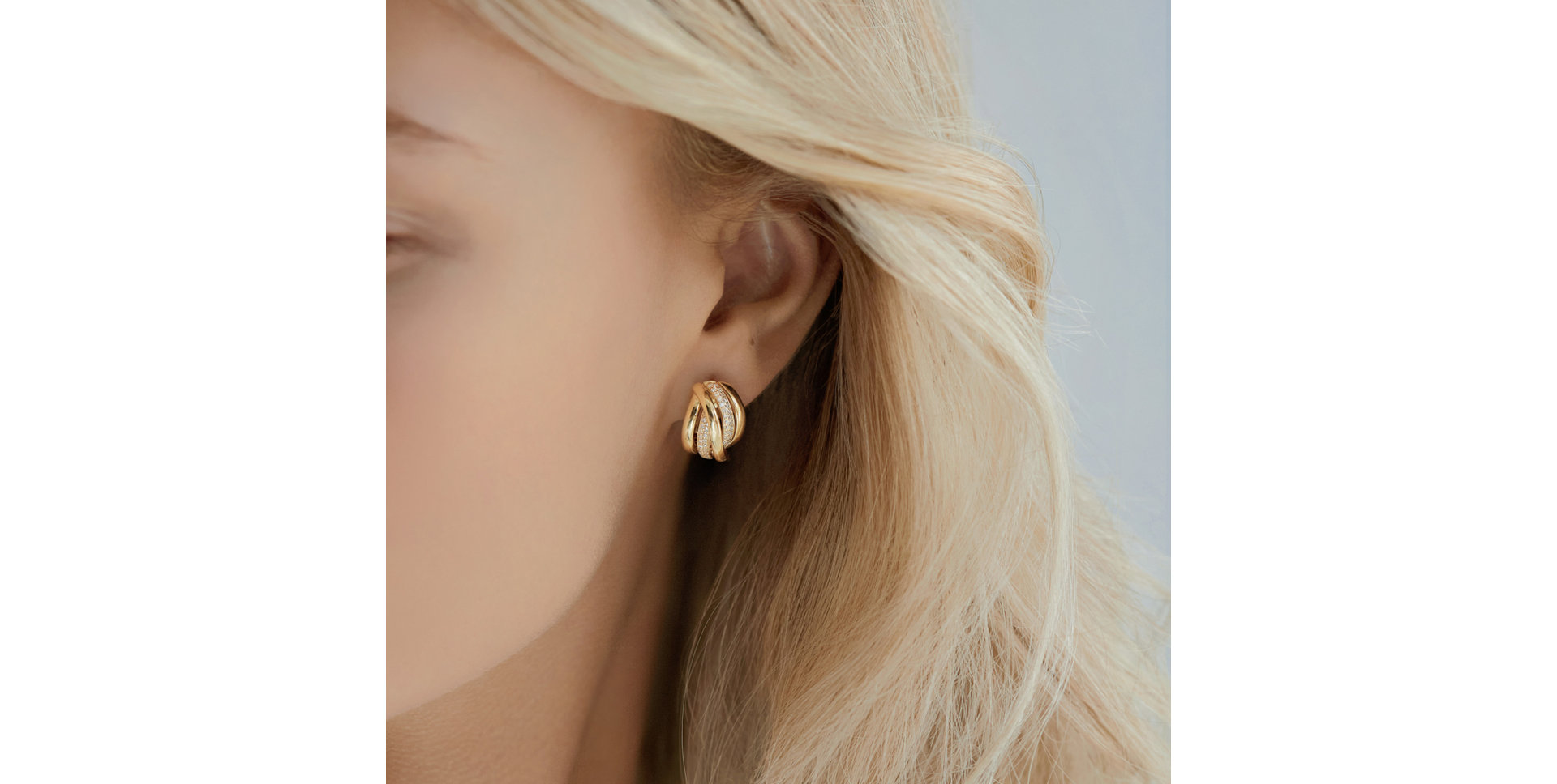 Náušnice s diamanty Festive Moment