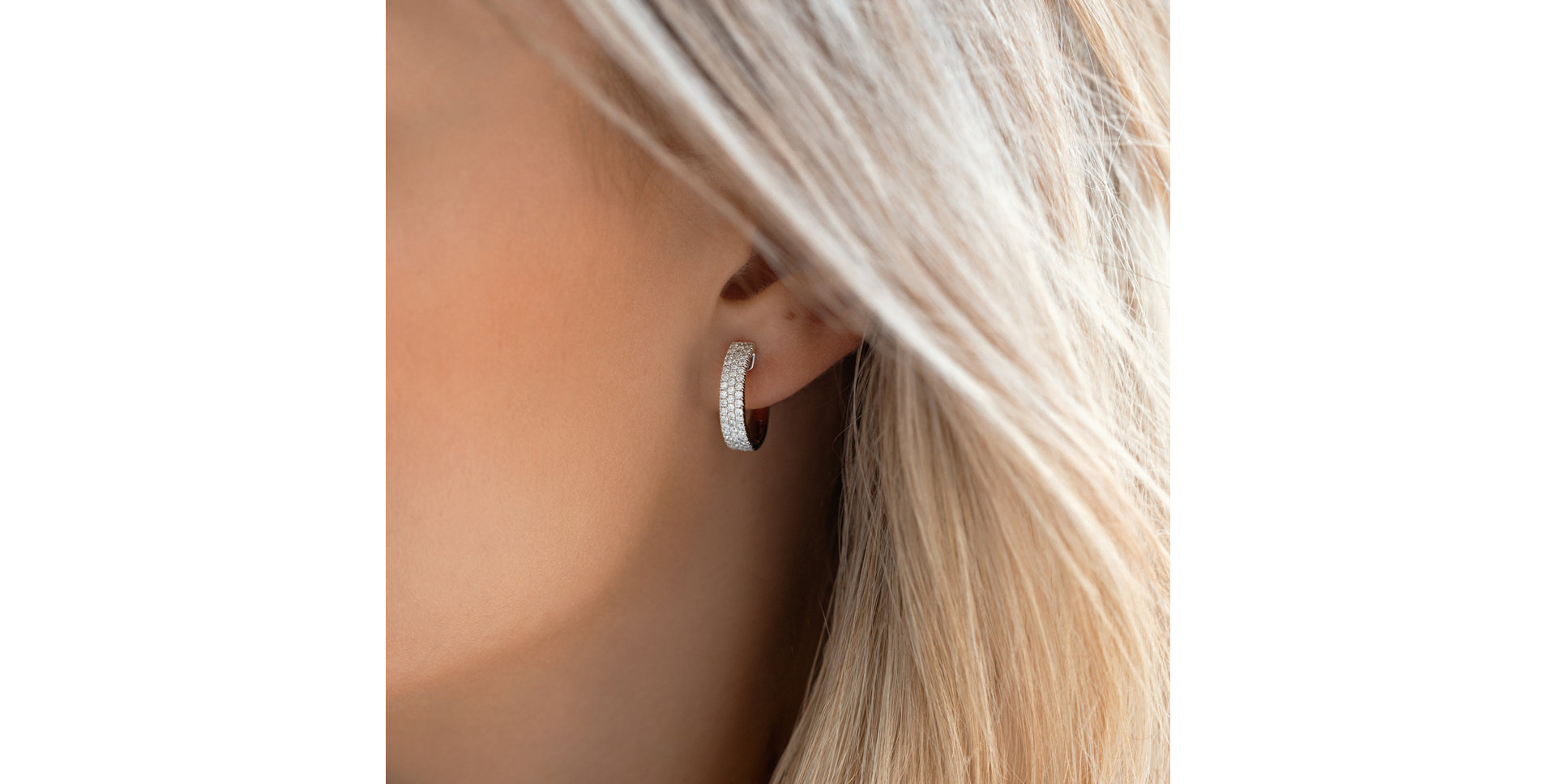 Náušnice s diamanty Seraph Waterfall