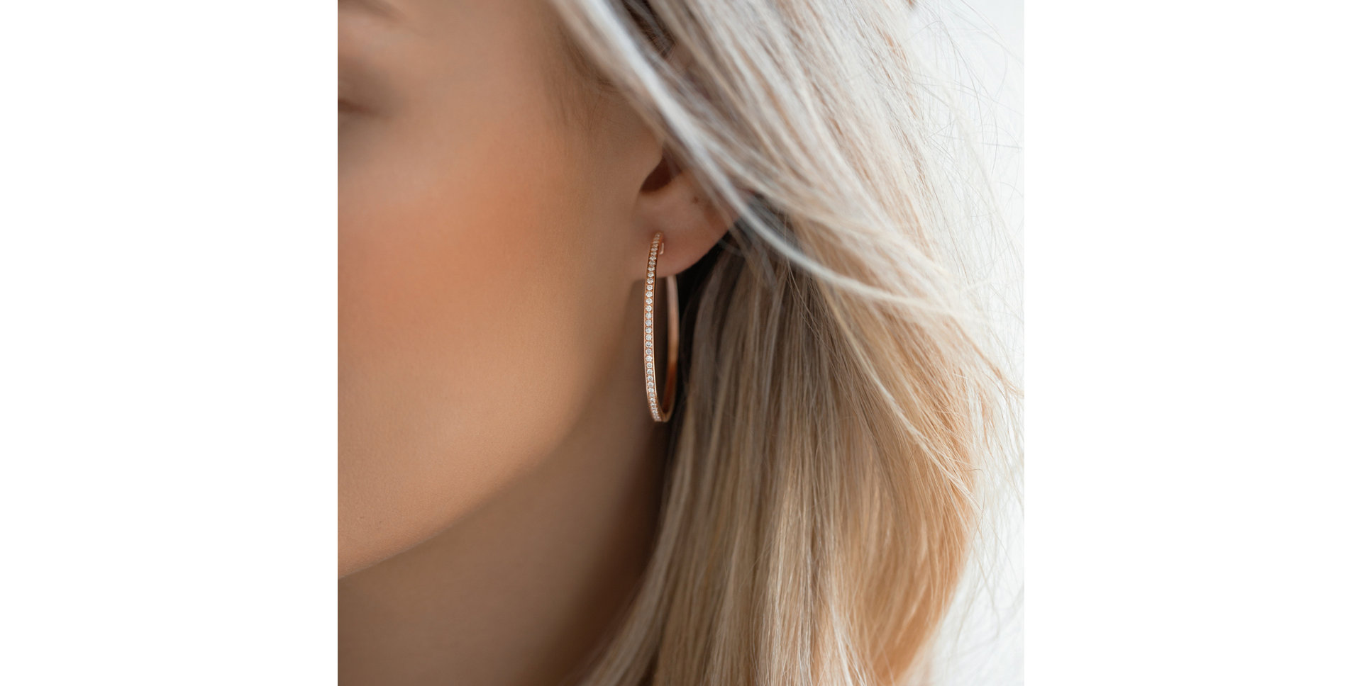 Náušnice s hnědými diamanty Wonder Rain