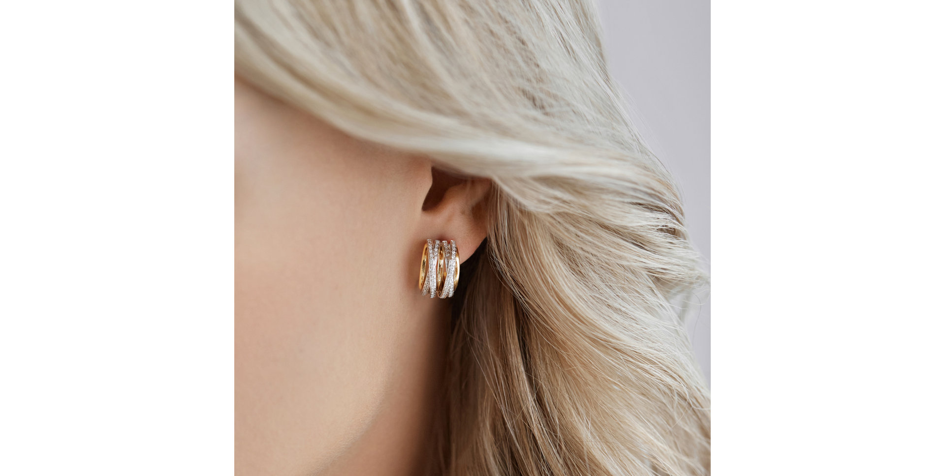 Náušnice s diamanty Galaxy Treasure