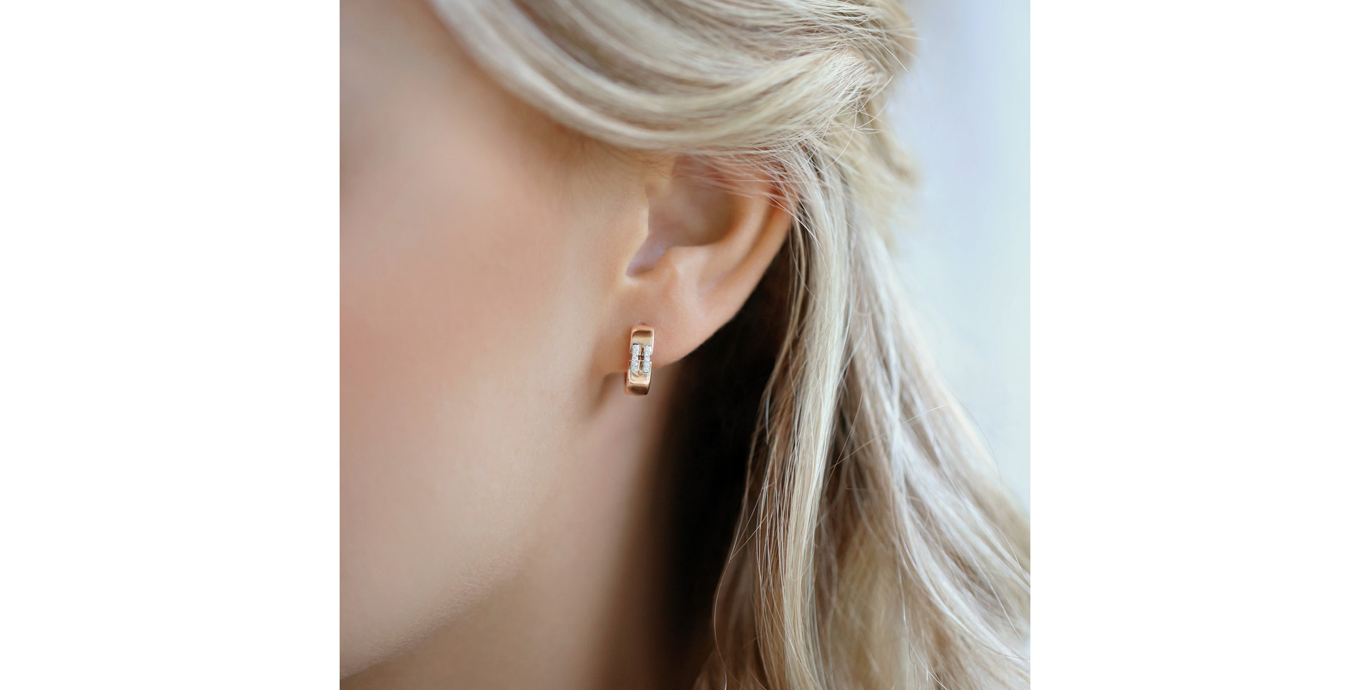 Náušnice s hnědými diamanty Lady Gleam