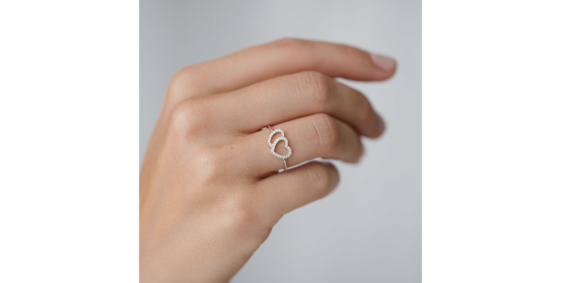 Prsten s hnědými diamanty Joyful Love