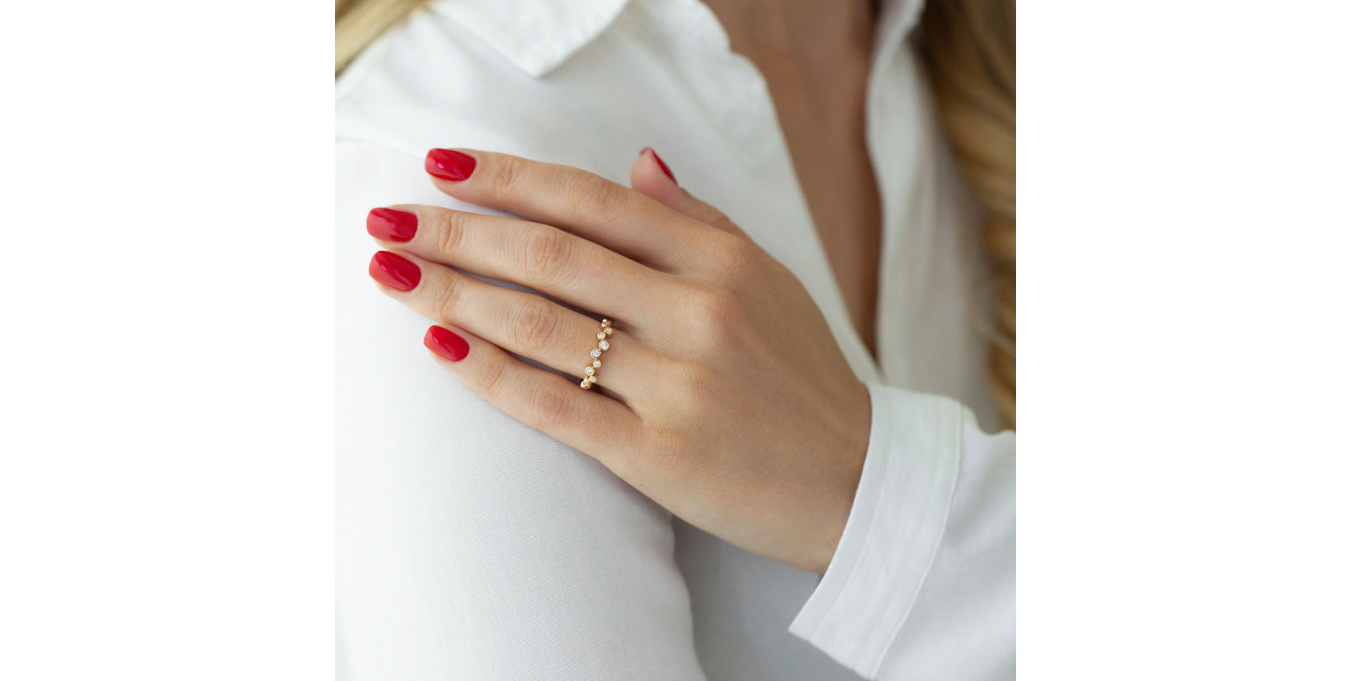 Prsten s diamanty Virgin Tears