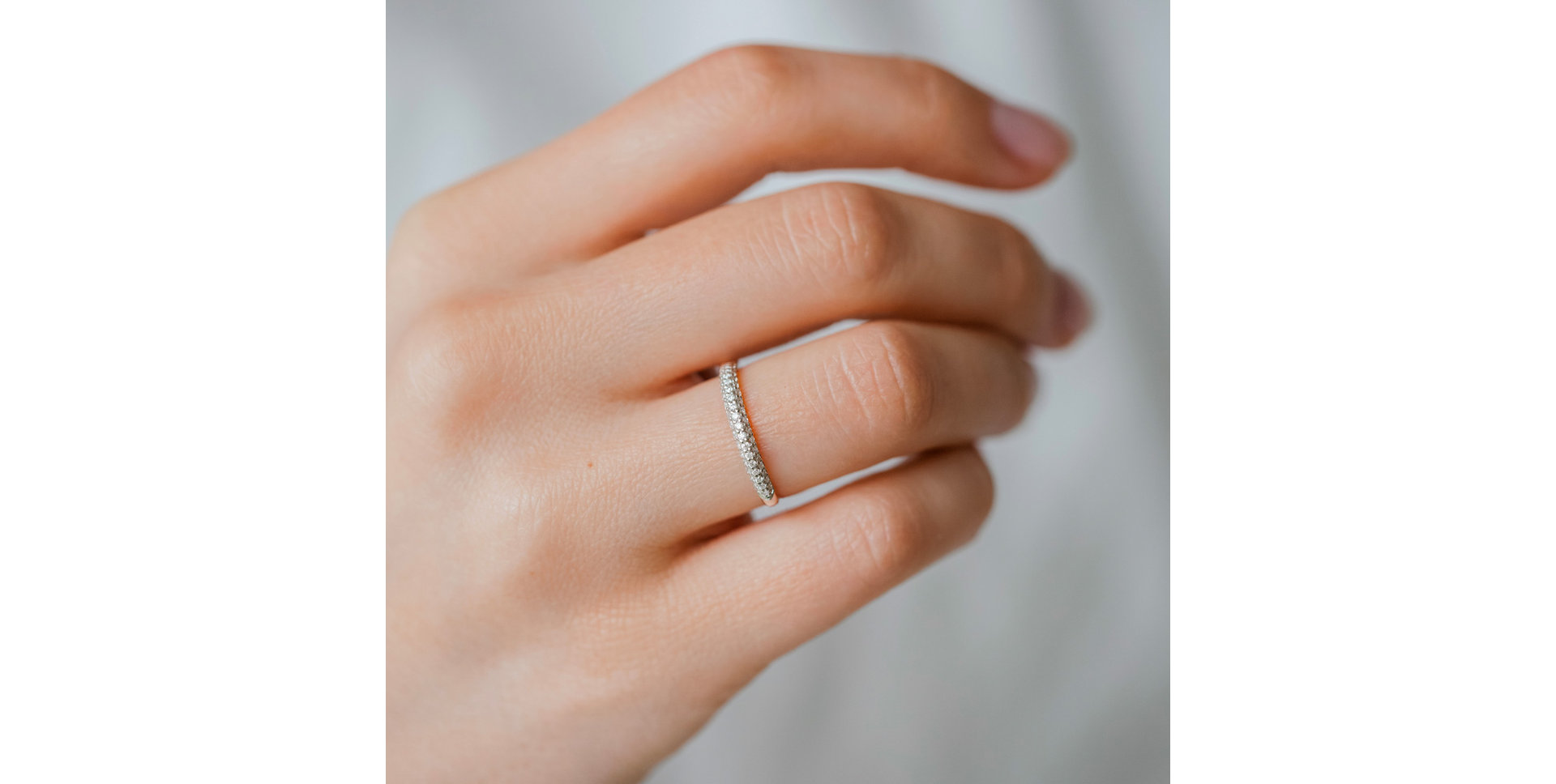 Prsten s černými diamanty Magical Storm